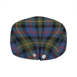 ScotsTee Shop Scottish MacDonald of Borrodale (Donald Borrodale Historic) Modern Clan Crest Tartan Jeff Cap Tartan Flat Cap