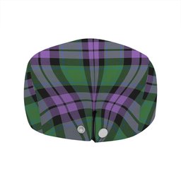 ScotsTee Shop Scottish MacArthur of Milton Ancient Clan Crest Tartan Jeff Cap Tartan Flat Cap