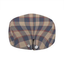 ScotsTee Shop Scottish Jardine of Castlemilk Weathered Clan Crest Tartan Jeff Cap Tartan Flat Cap
