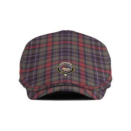 ScotsTee Shop Scottish MacDonald of P.E. Island (Donald of P.E. Island) Weathered Clan Crest Tartan Jeff Cap Tartan Flat Cap