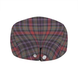 ScotsTee Shop Scottish MacDonald of P.E. Island (Donald of P.E. Island) Weathered Clan Crest Tartan Jeff Cap Tartan Flat Cap