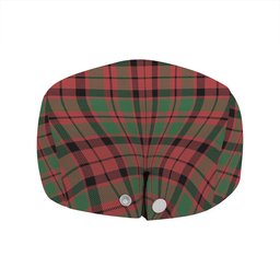 ScotsTee Shop Scottish MacBean of Tomatin (MacBain of Tomatin) Ancient Clan Crest Tartan Jeff Cap Tartan Flat Cap