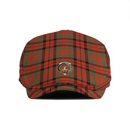 ScotsTee Shop Scottish Lumsden of Kintore Ancient Clan Crest Tartan Jeff Cap Tartan Flat Cap