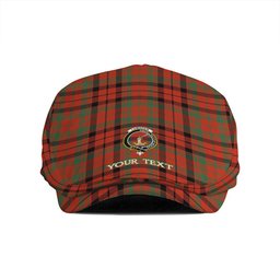 ScotsTee Shop Scottish Lumsden of Kintore Ancient Clan Crest Tartan Jeff Cap Tartan Flat Cap