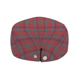 ScotsTee Shop Scottish MacDonald of Aird & Valley (Donald of Aird & Valley) Weathered Clan Crest Tartan Jeff Cap Tartan Flat Cap