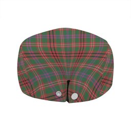 ScotsTee Shop Scottish MacCall (MacColl) Ancient Clan Crest Tartan Jeff Cap Tartan Flat Cap