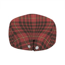 ScotsTee Shop Scottish MacDonald of Ardnamurchan (Donald of Ardnamurchan) Weathered Clan Crest Tartan Jeff Cap Tartan Flat Cap