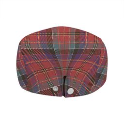 ScotsTee Shop Scottish Hay and Leith Weathered Clan Crest Tartan Jeff Cap Tartan Flat Cap