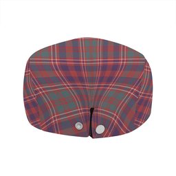 ScotsTee Shop Scottish MacColl (MacCall) Weathered Clan Crest Tartan Jeff Cap Tartan Flat Cap