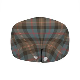 ScotsTee Shop Scottish MacDonald of Borrodale (Donald Borrodale Historic) Weathered Clan Crest Tartan Jeff Cap Tartan Flat Cap