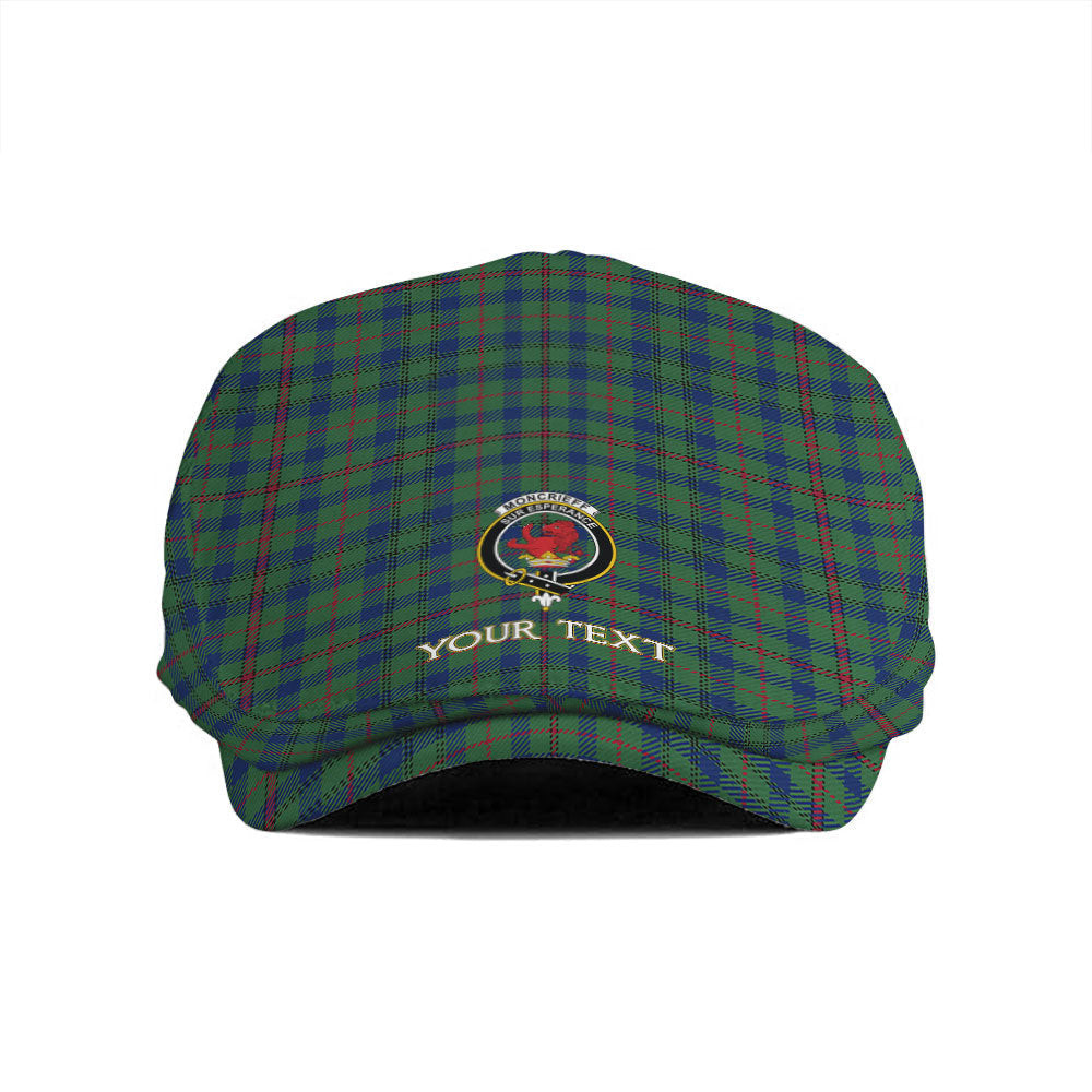 ScotsTee Shop Scottish Moncrieffe of Atholl Modern Clan Crest Tartan Jeff Cap Tartan Flat Cap
