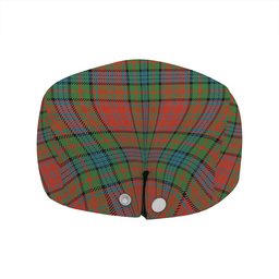 ScotsTee Shop Scottish Murray of Atholl Red Dress (Murray of Atholl; Red Dress) Ancient Clan Crest Tartan Jeff Cap Tartan Flat Cap