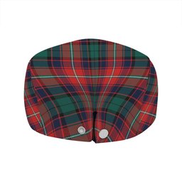 ScotsTee Shop Scottish Rattray of Lude Modern Clan Crest Tartan Jeff Cap Tartan Flat Cap