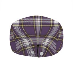 ScotsTee Shop Scottish Maver Dress Weathered Clan Crest Tartan Jeff Cap Tartan Flat Cap