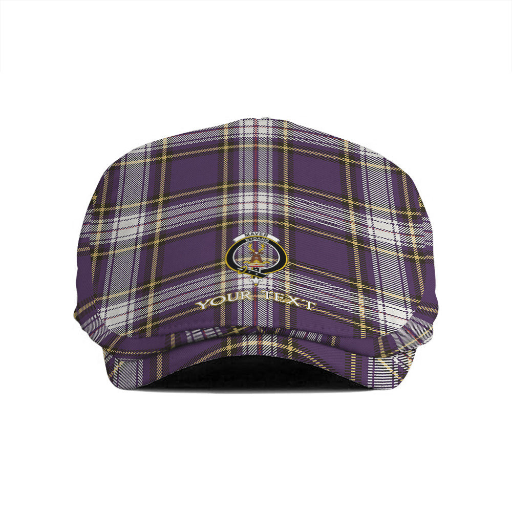 ScotsTee Shop Scottish Maver Dress Weathered Clan Crest Tartan Jeff Cap Tartan Flat Cap
