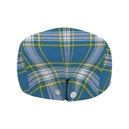 ScotsTee Shop Scottish Maver Dress Ancient Clan Crest Tartan Jeff Cap Tartan Flat Cap