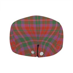 ScotsTee Shop Scottish Stewart of Ardshiel Ancient Clan Crest Tartan Jeff Cap Tartan Flat Cap
