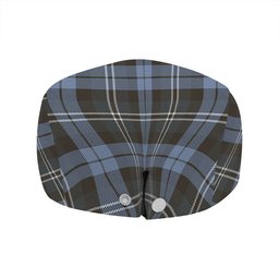 ScotsTee Shop Scottish Melville Weathered Clan Crest Tartan Jeff Cap Tartan Flat Cap
