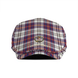 ScotsTee Shop Scottish Walker Dress Modern Clan Crest Tartan Jeff Cap Tartan Flat Cap