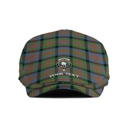 ScotsTee Shop Scottish Tennant Ancient Clan Crest Tartan Jeff Cap Tartan Flat Cap