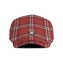 ScotsTee Shop Scottish Ramsay Angus & Mearns Weathered Clan Crest Tartan Jeff Cap Tartan Flat Cap