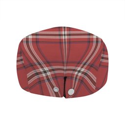 ScotsTee Shop Scottish Ramsay Angus & Mearns Weathered Clan Crest Tartan Jeff Cap Tartan Flat Cap