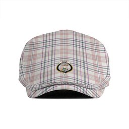 ScotsTee Shop Scottish Shaw Women's Dress Weathered Clan Crest Tartan Jeff Cap Tartan Flat Cap