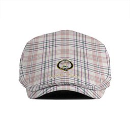 ScotsTee Shop Scottish Shaw Women's Dress Weathered Clan Crest Tartan Jeff Cap Tartan Flat Cap