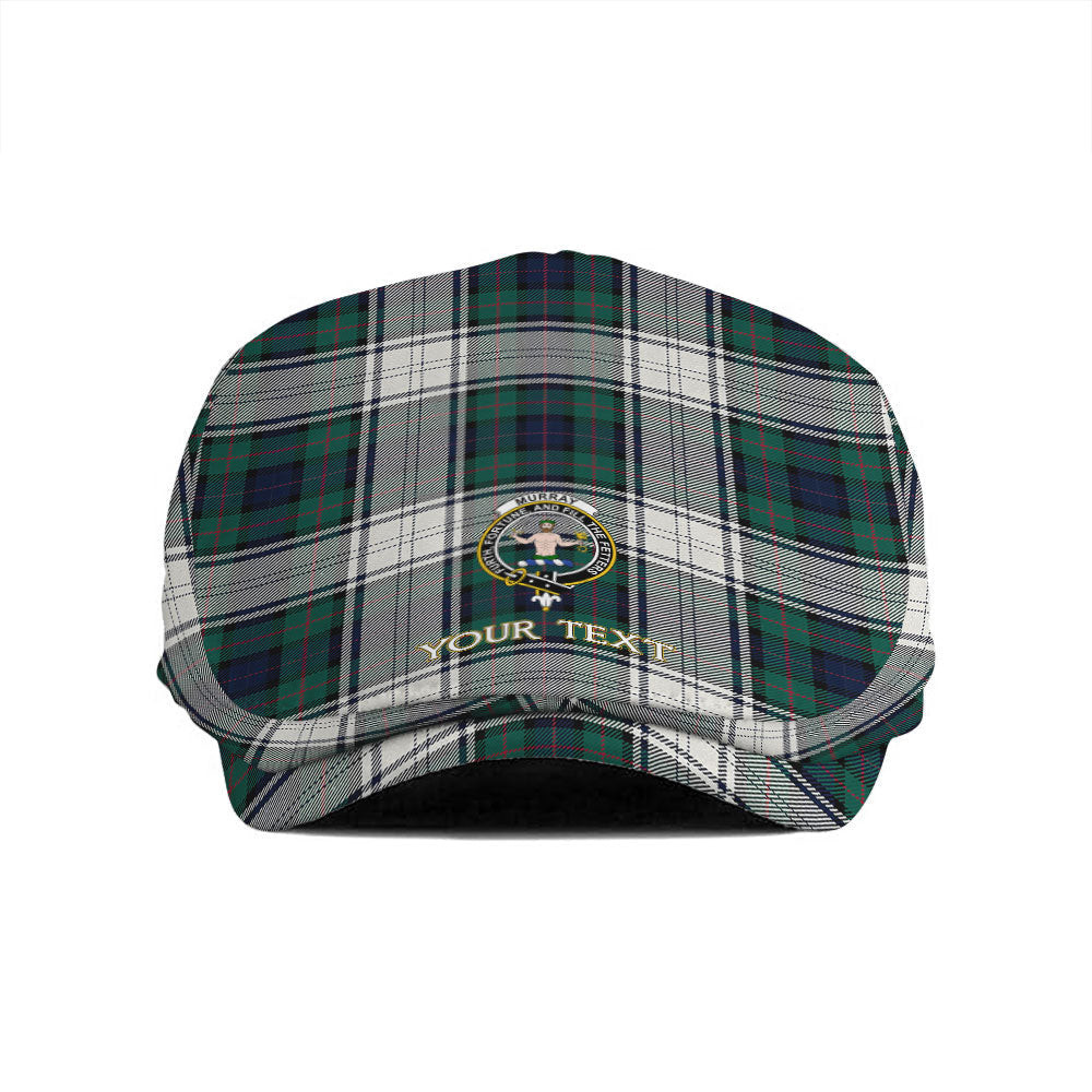 ScotsTee Shop Scottish Murray of Atholl Dress (Murray Dress) Modern Clan Crest Tartan Jeff Cap Tartan Flat Cap