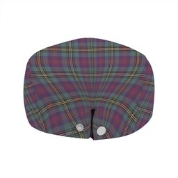 ScotsTee Shop Scottish Wood Weathered Clan Crest Tartan Jeff Cap Tartan Flat Cap