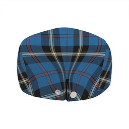 ScotsTee Shop Scottish MacRae of America Ancient Clan Crest Tartan Jeff Cap Tartan Flat Cap