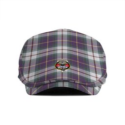 ScotsTee Shop Scottish MacLeod of California Weathered Clan Crest Tartan Jeff Cap Tartan Flat Cap