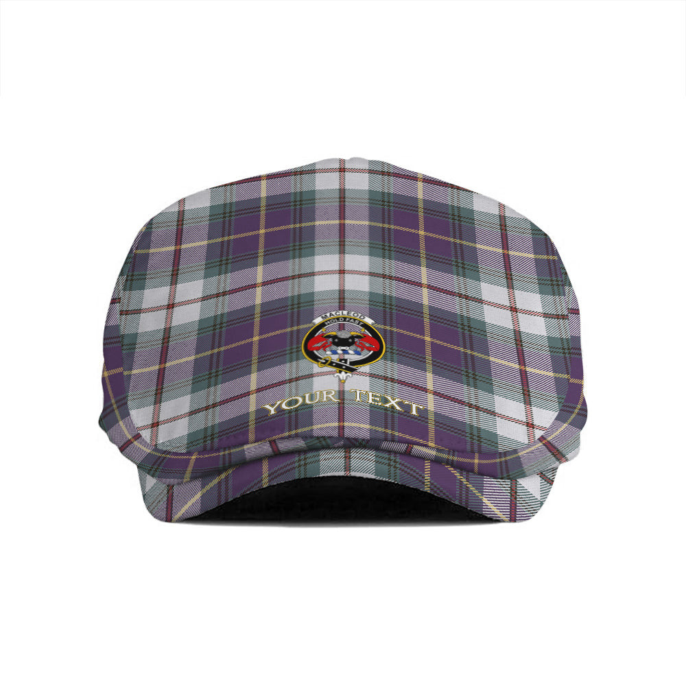 ScotsTee Shop Scottish MacLeod of California Weathered Clan Crest Tartan Jeff Cap Tartan Flat Cap