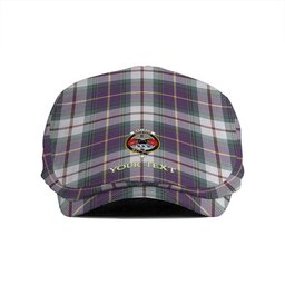 ScotsTee Shop Scottish MacLeod of California Weathered Clan Crest Tartan Jeff Cap Tartan Flat Cap
