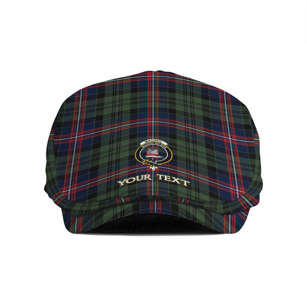 ScotsTee Shop Scottish MacNeil of Colonsay (MacNeil of Barra of Colonsay) (Highland Society of London) Modern Clan Crest Tartan Jeff Cap Tartan Flat Cap