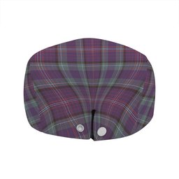 ScotsTee Shop Scottish Rankin Weathered Clan Crest Tartan Jeff Cap Tartan Flat Cap