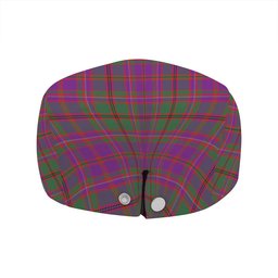 ScotsTee Shop Scottish MacIntyre of Glenorchy Modern Clan Crest Tartan Jeff Cap Tartan Flat Cap