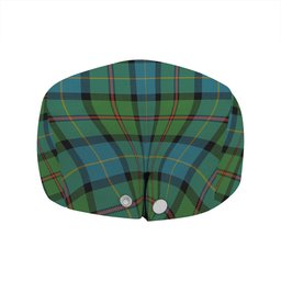 ScotsTee Shop Scottish MacLeod of Assynt Ancient Clan Crest Tartan Jeff Cap Tartan Flat Cap