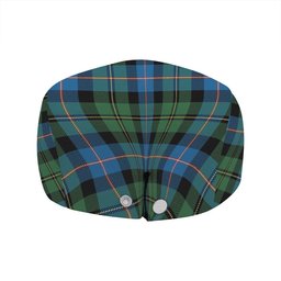 ScotsTee Shop Scottish MacNeil of Barra Old (MacNeill Old) Ancient Clan Crest Tartan Jeff Cap Tartan Flat Cap