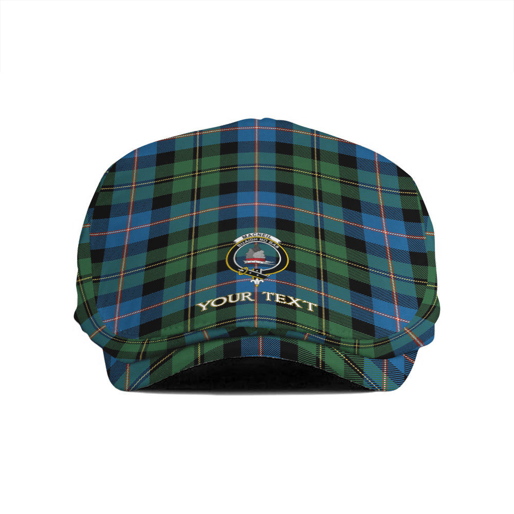 ScotsTee Shop Scottish MacNeil of Barra Old (MacNeill Old) Ancient Clan Crest Tartan Jeff Cap Tartan Flat Cap