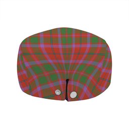 ScotsTee Shop Scottish Shaw of Tordarroch Ancient Clan Crest Tartan Jeff Cap Tartan Flat Cap