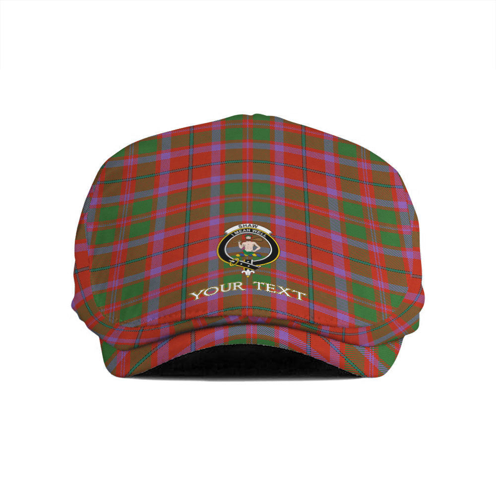 ScotsTee Shop Scottish Shaw of Tordarroch Ancient Clan Crest Tartan Jeff Cap Tartan Flat Cap