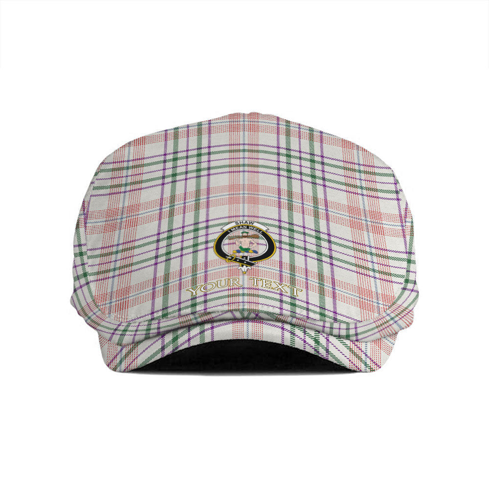 ScotsTee Shop Scottish Shaw Women's Dress Modern Clan Crest Tartan Jeff Cap Tartan Flat Cap