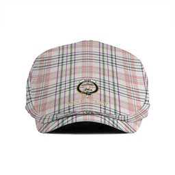 ScotsTee Shop Scottish Shaw Women's Dress Modern Clan Crest Tartan Jeff Cap Tartan Flat Cap
