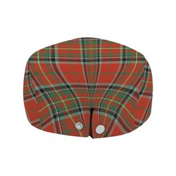 ScotsTee Shop Scottish Stewart of Galloway Ancient Clan Crest Tartan Jeff Cap Tartan Flat Cap