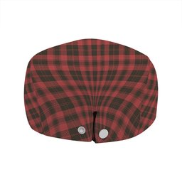 ScotsTee Shop Scottish Murray of Ochtertyre Weathered Clan Crest Tartan Jeff Cap Tartan Flat Cap