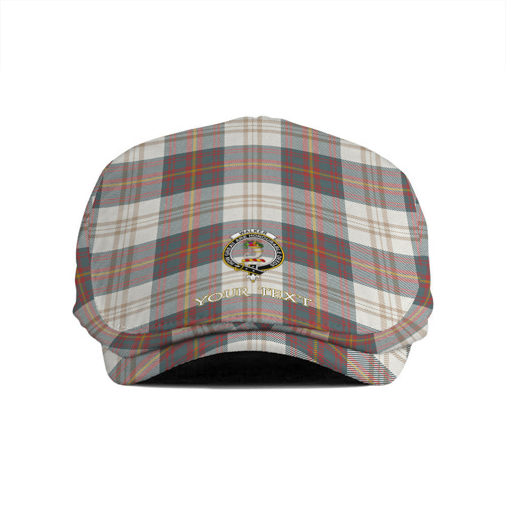 ScotsTee Shop Scottish Walker Dress Weathered Clan Crest Tartan Jeff Cap Tartan Flat Cap