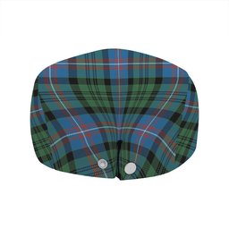 ScotsTee Shop Scottish MacNeil of Colonsay (MacNeil of Barra of Colonsay) (Highland Society of London) Ancient Clan Crest Tartan Jeff Cap Tartan Flat Cap