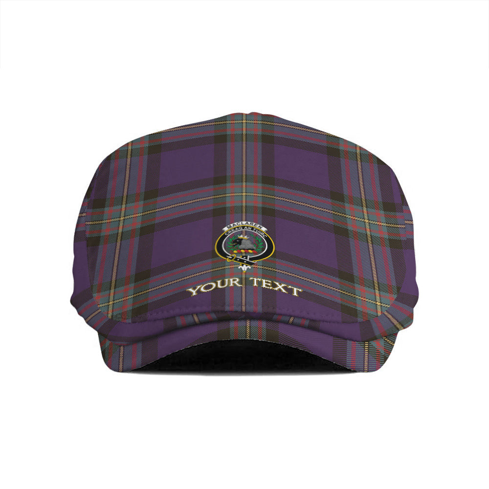 ScotsTee Shop Scottish MacLaren of Broich Weathered Clan Crest Tartan Jeff Cap Tartan Flat Cap