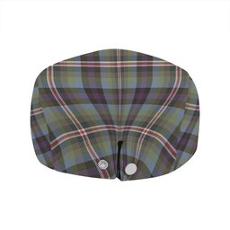 ScotsTee Shop Scottish Reid (Mill City) Weathered Clan Crest Tartan Jeff Cap Tartan Flat Cap